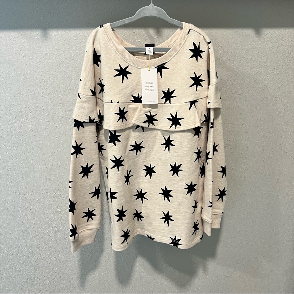 Tea new sweatshirt size 8 girls stars